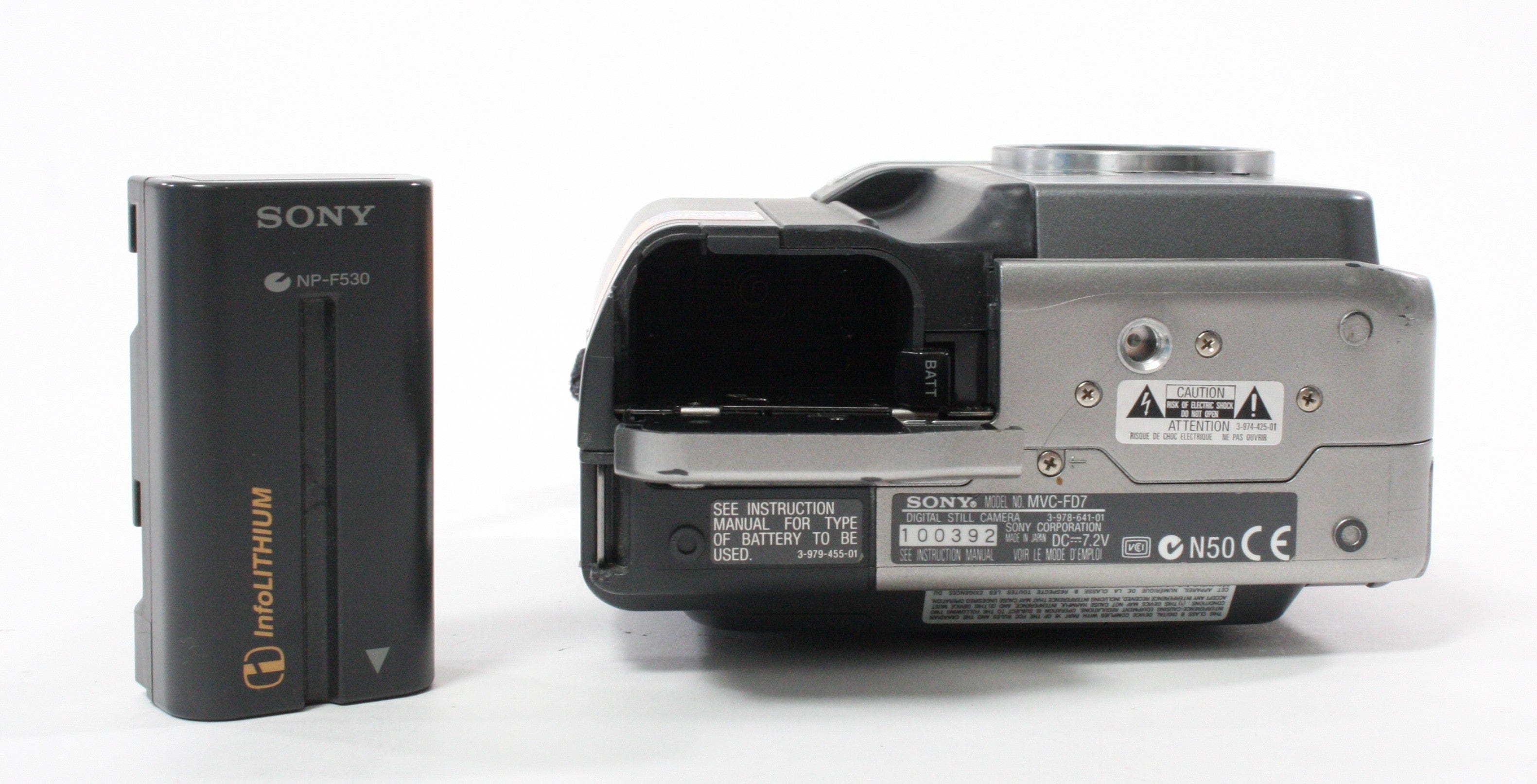 Sony Digital Mavica MVC-FD7 Digital Camera