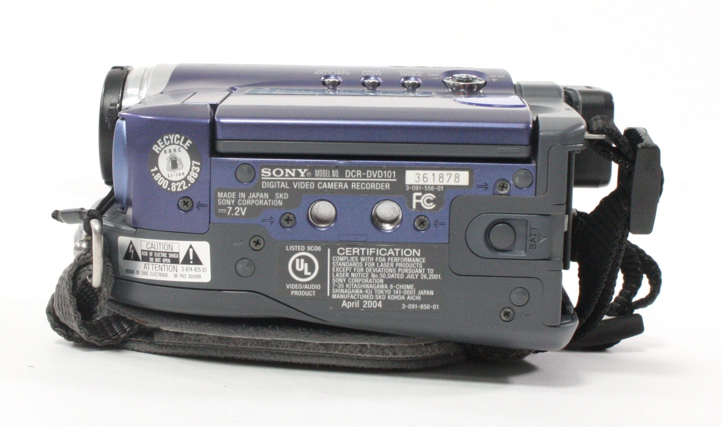 Sony Handycam DCR-DVD101 Camcorder