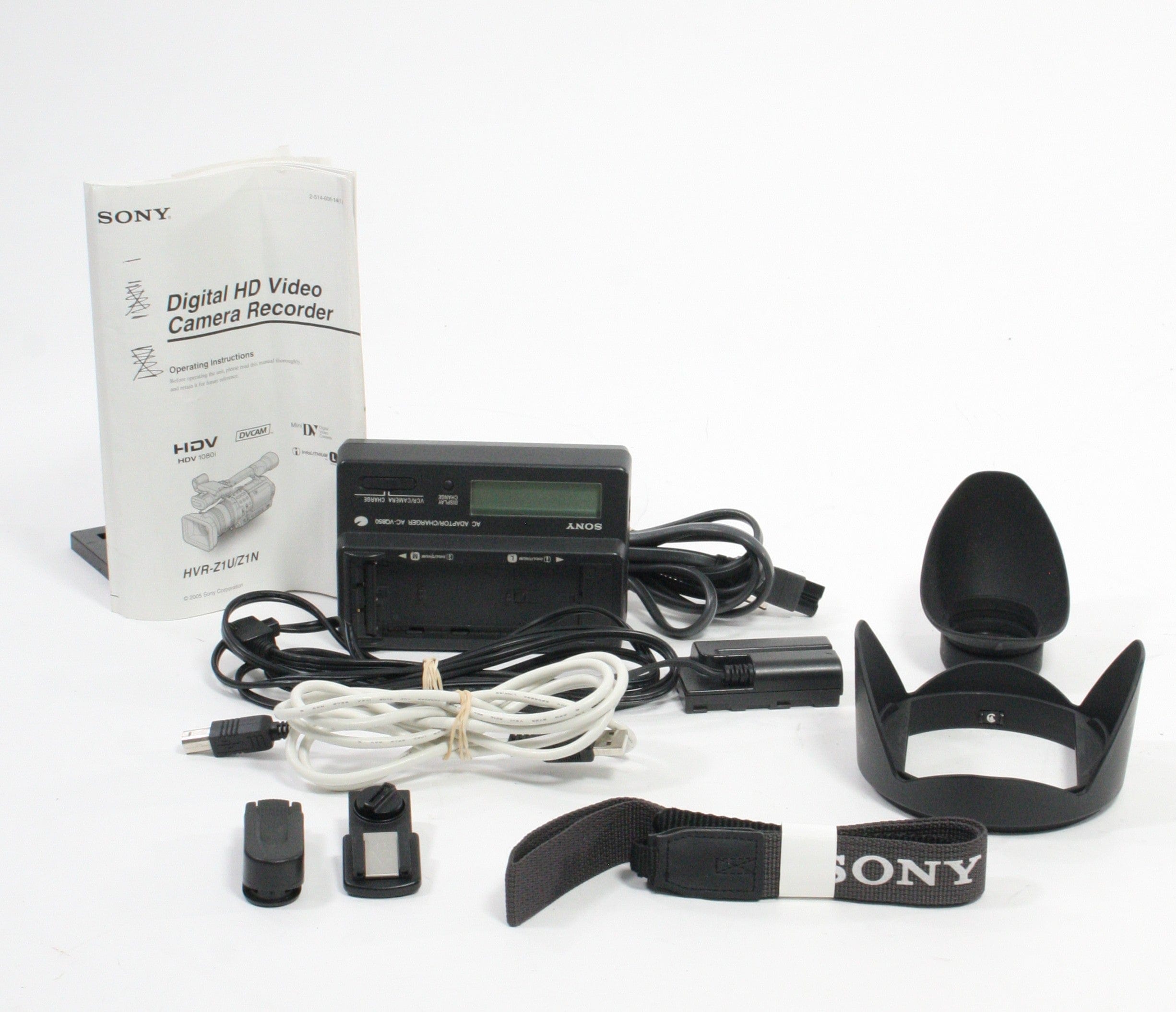 Sony HVR-Z1U HD Video Camera Mini DV with 570 hrs