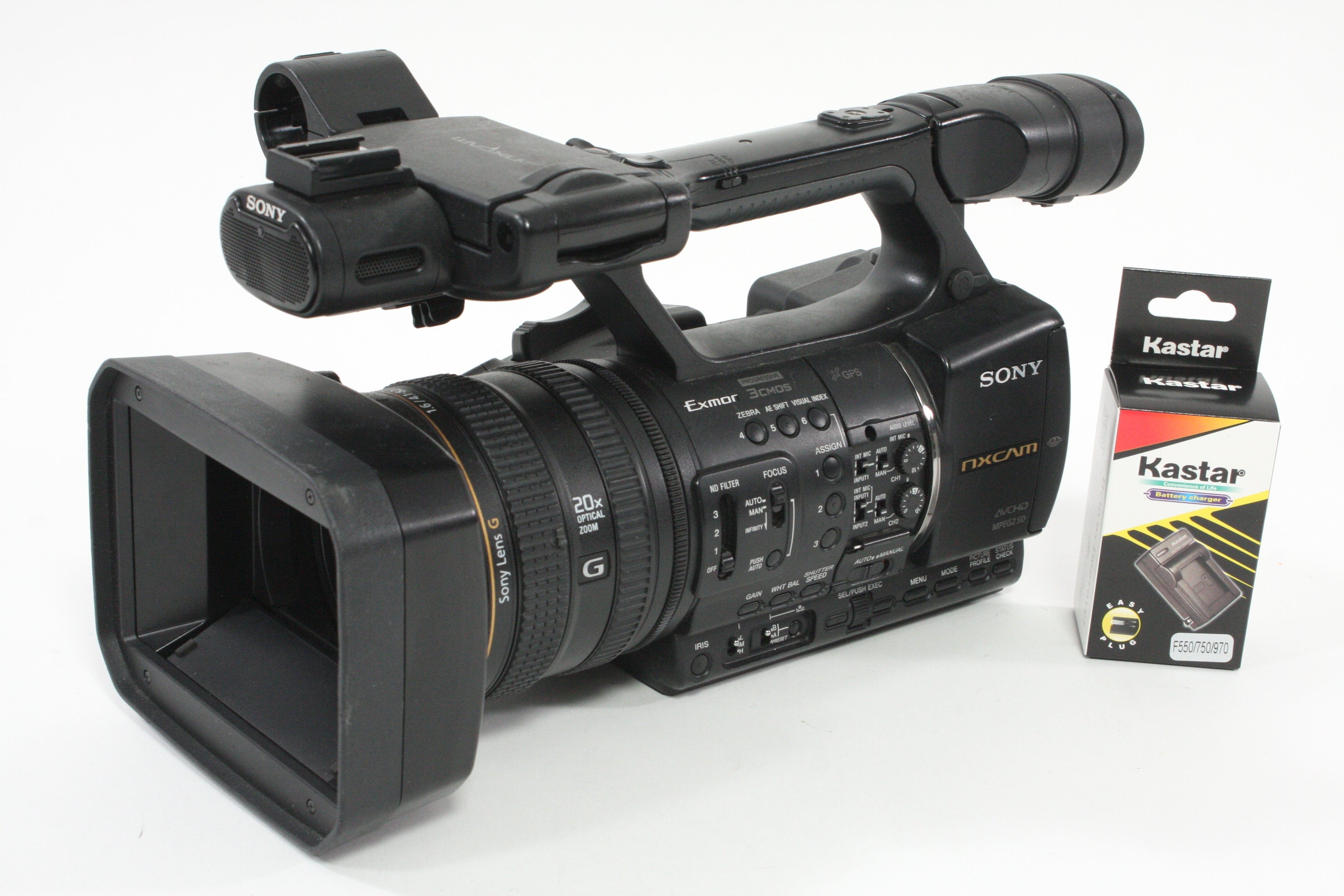 Sony HXR-NX5U NXCAM Professional Camcorder - 2300 hours usage