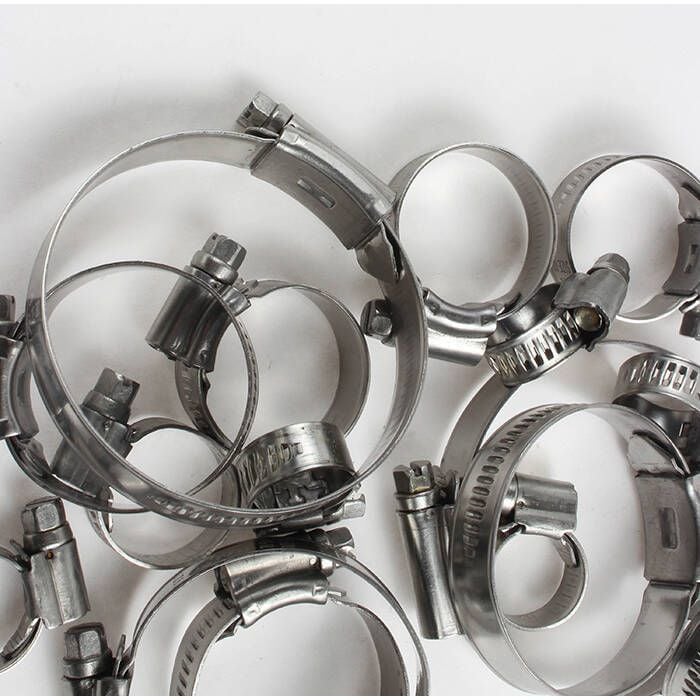 Scandvik 13617 ABA SS Hose Clamps, #4, 10 Pack