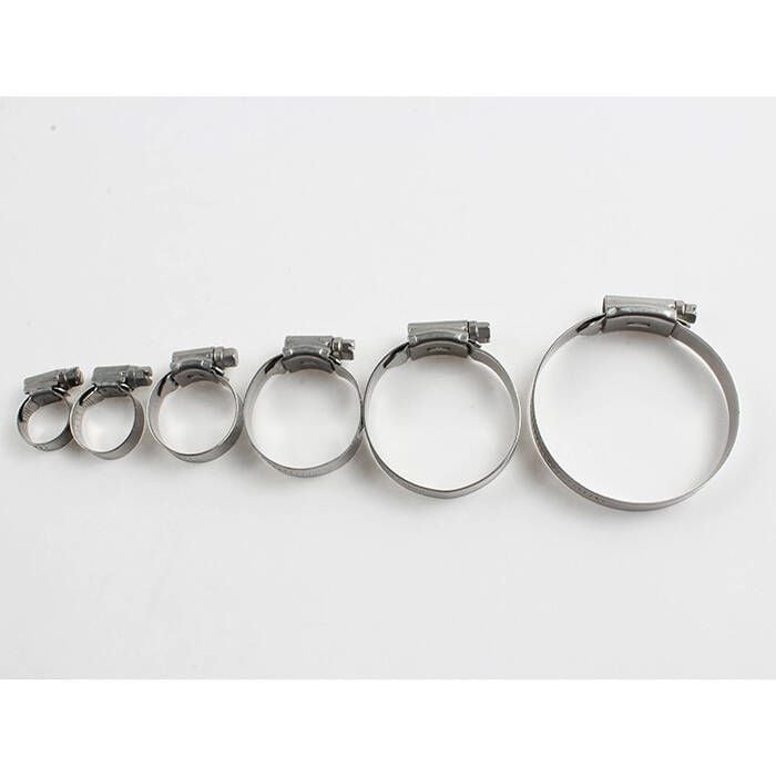 Scandvik 13657 ABA SS Hose Clamps, #28, 10 Pack