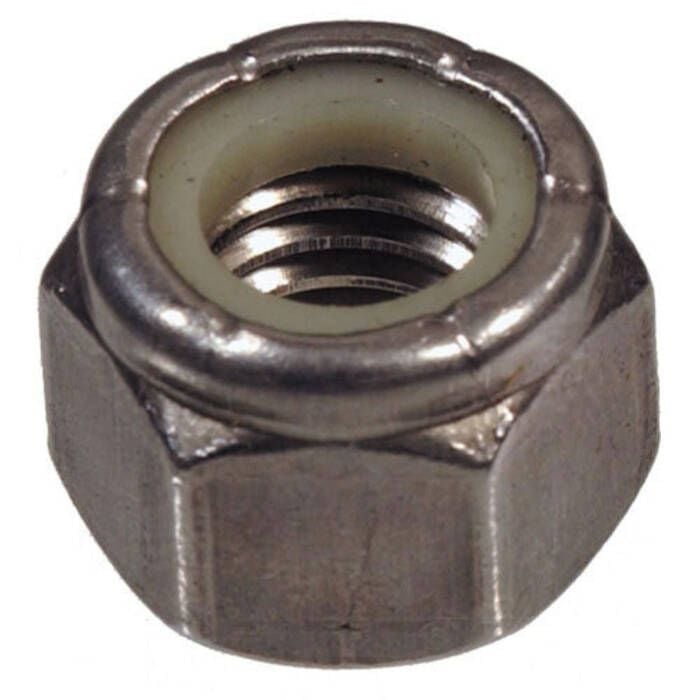 Seachoice MP1332SC Stainless Steel Nylon Insert Locknut, 10-24