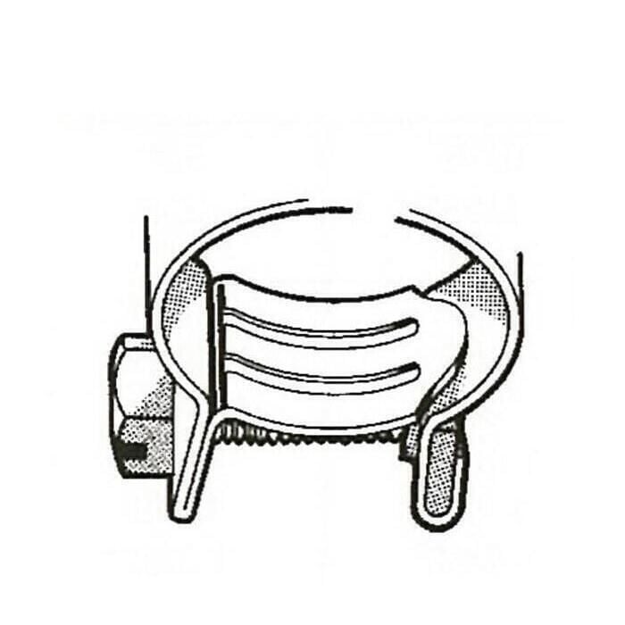 Scandvik 13514 Aba 304 Stainless Steel Mini Clamps, Size 14