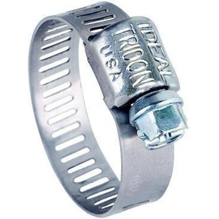 Seachoice 50-23353 Stainless-Steel Mini Hose Clamps, 5/16" Band, Size #5, 10/Bx