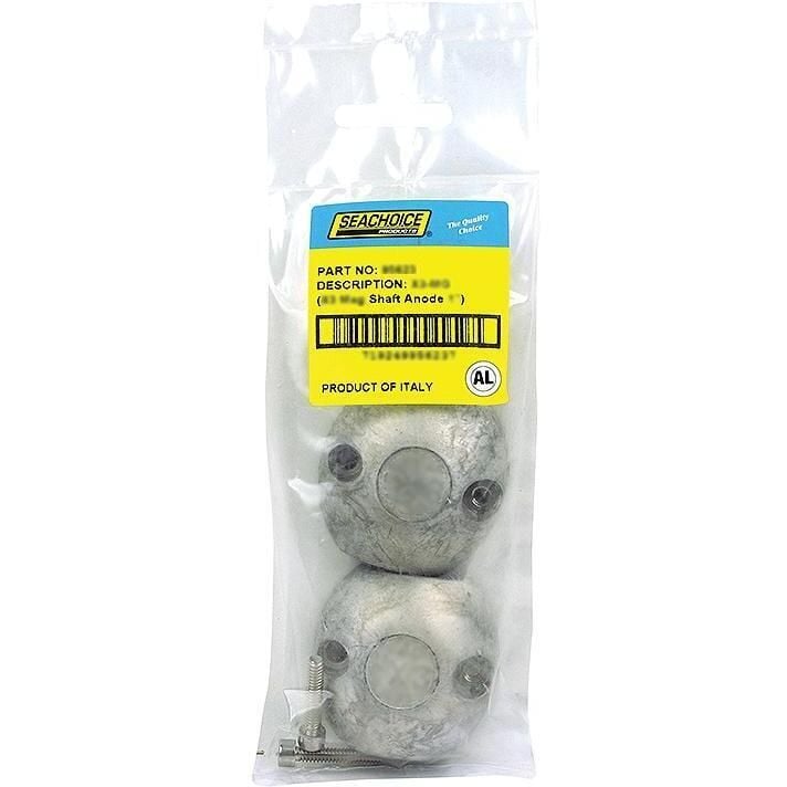 Seachoice 95637 Streamlined Shaft Anode w/Allen Screw, Aluminum, Model X9, Size 2"