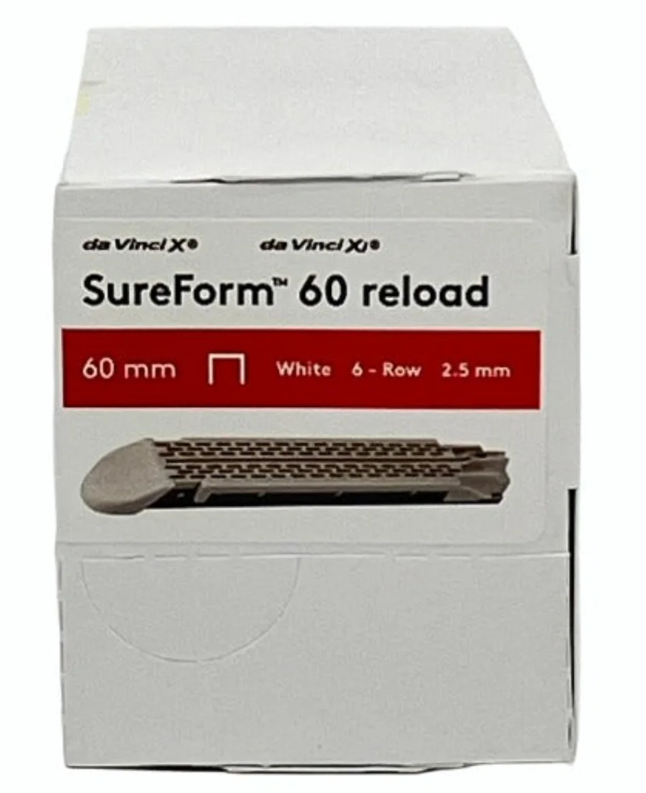 Intuitive Surgical 48360W DaVinci XI SureForm 60 Reload, 3.5MM 6 Row, White, Box of 12