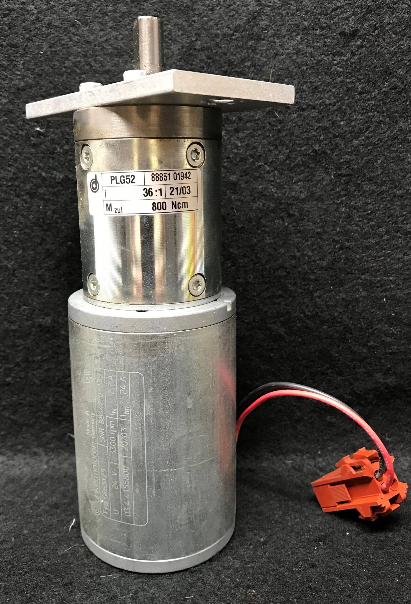 Table Motor 24VDC (88851 01942/ GR63X25 Siemens CT