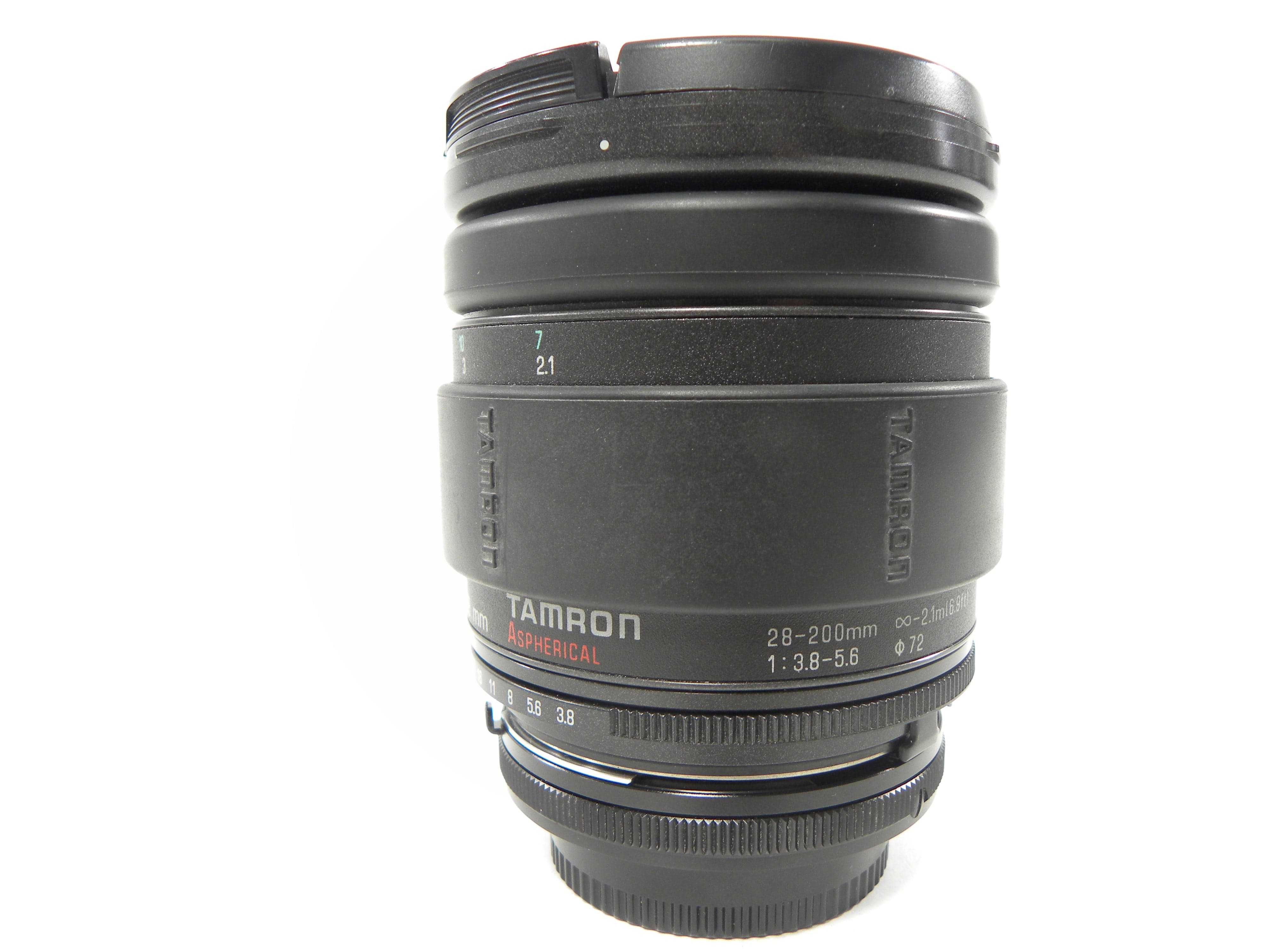 Tamron 28-200mm f3.8-5.6 lens w/Canon FD Adaptall 2