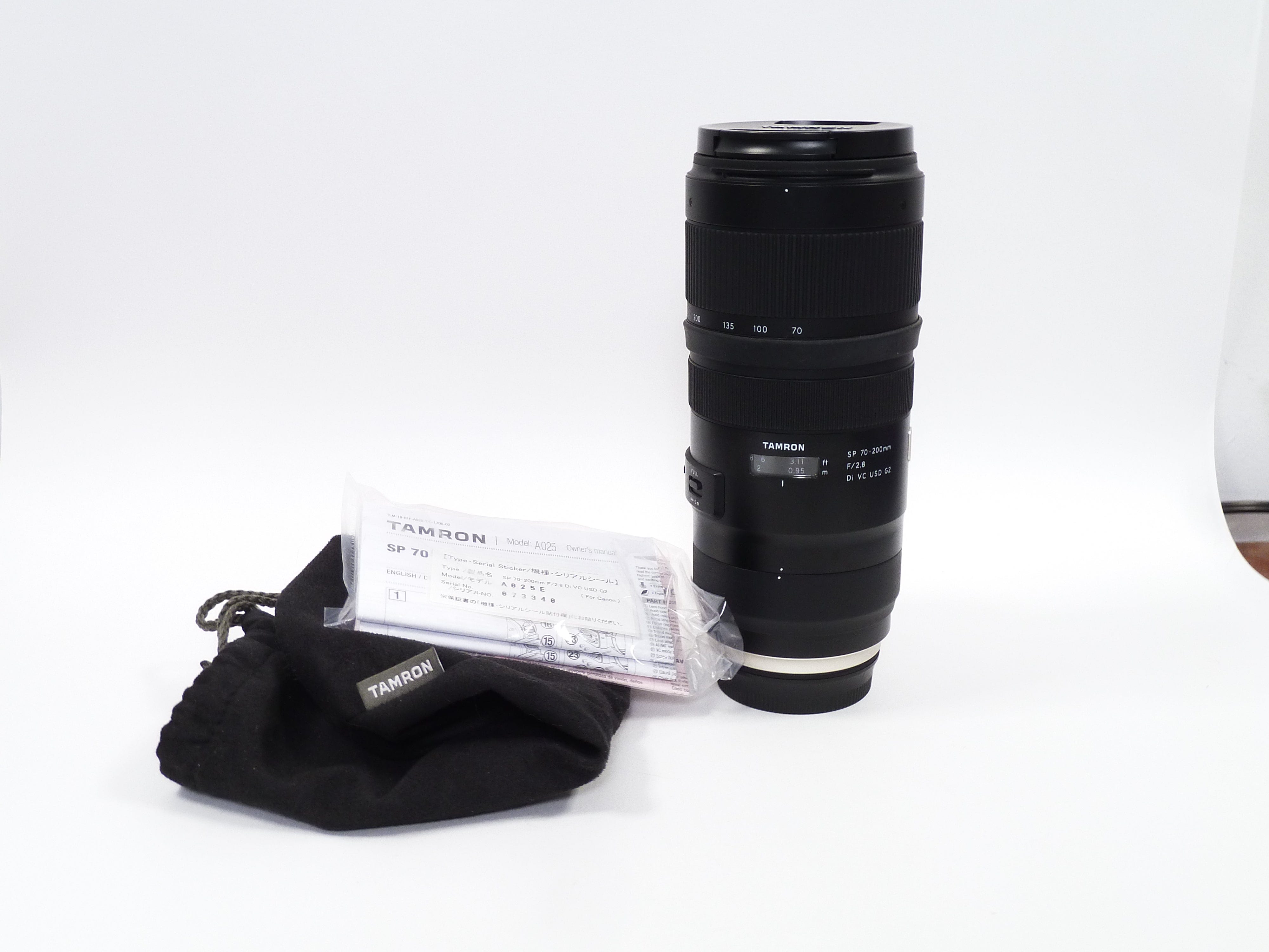 Tamron 70-200mm F2.8 Di VC USD G2 Lens - Canon EF