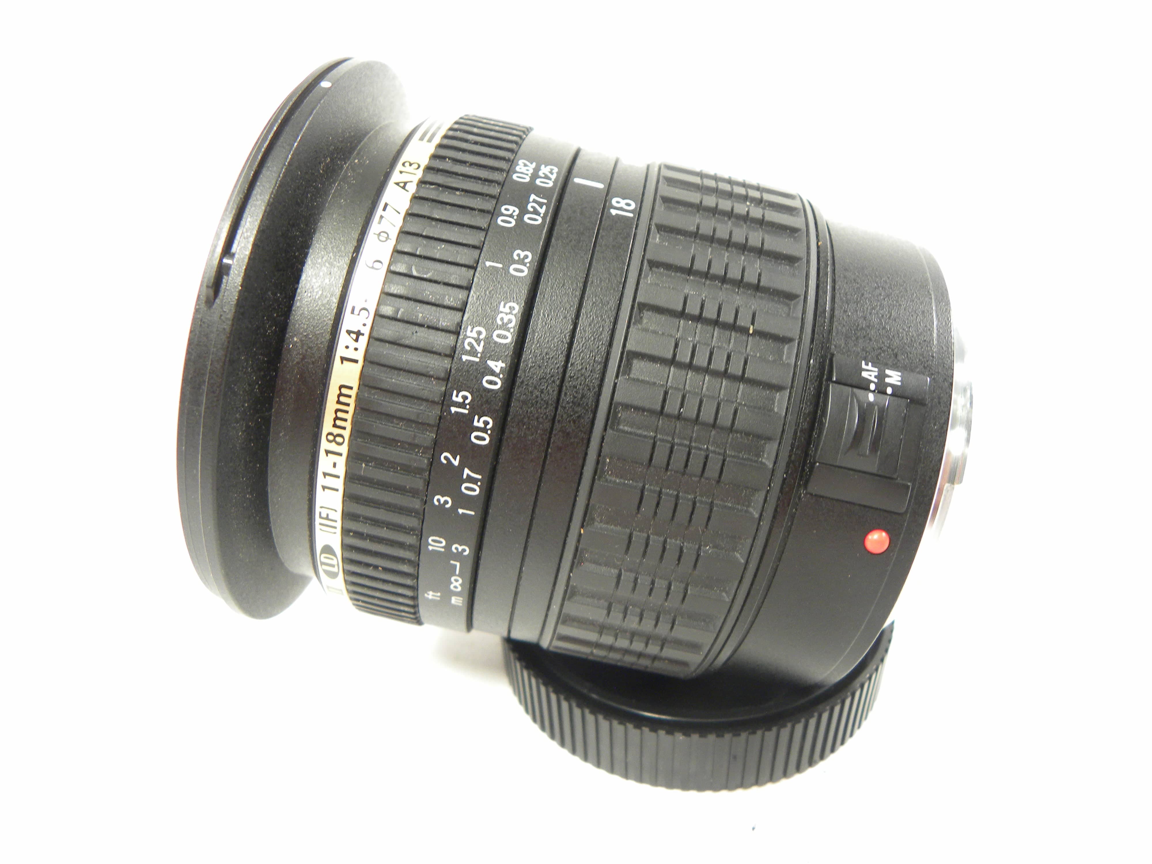 Tamron SP AF Di II LD IF 11-18mm f4.5-5.6 A13