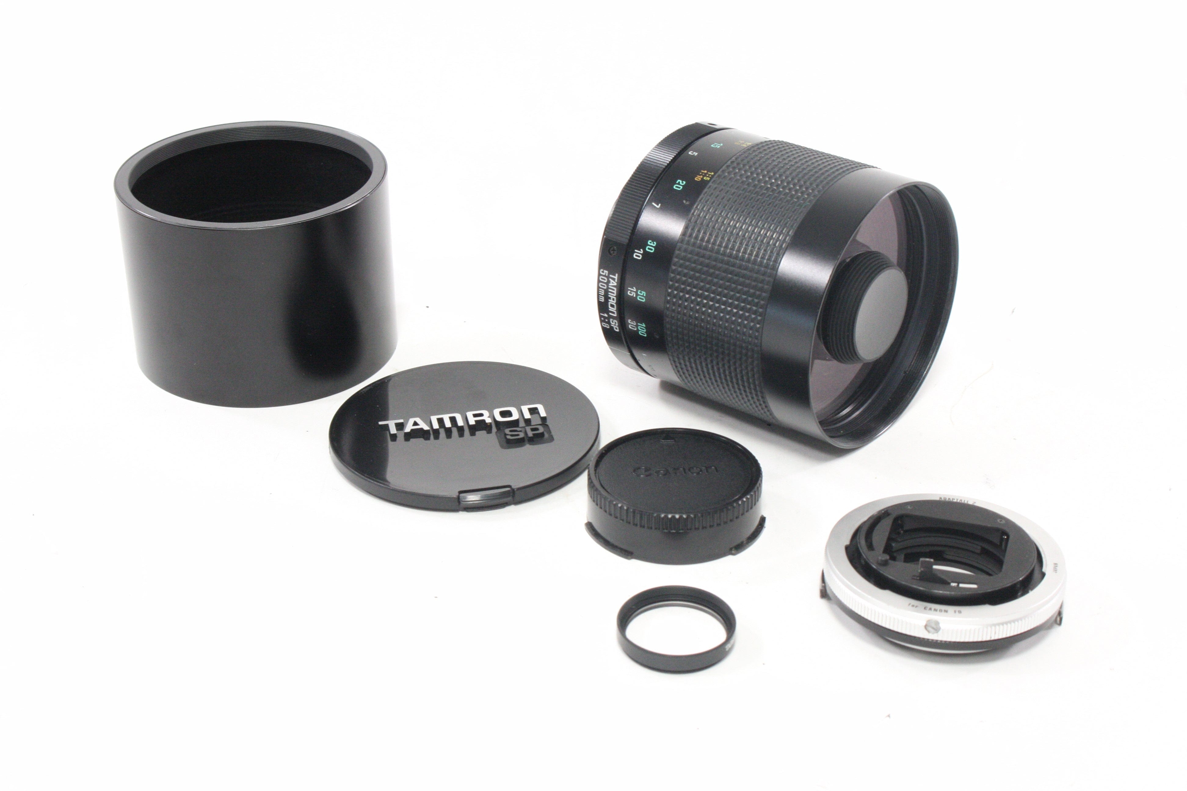 Tamron SP Mirror 500mm f/8 with Tamron 30.5 Normal Filter and FD Mount