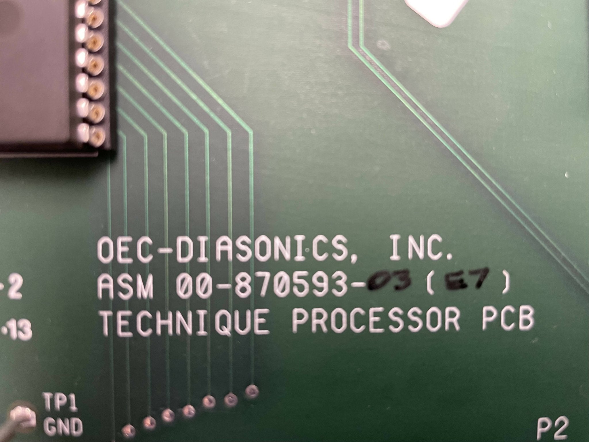 Technique Processor Board (00-870593-02 OEC 9400