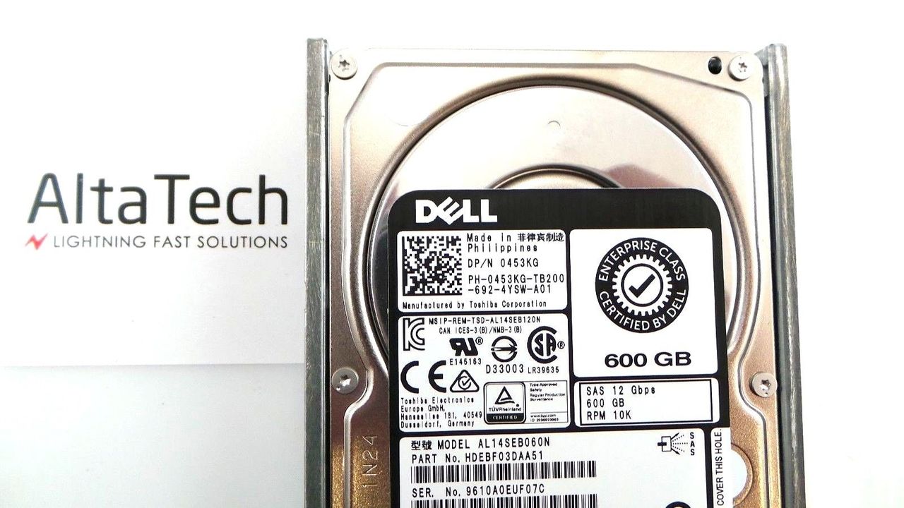 Toshiba HDEBF03DAA51 Toshiba HDEBF03DAA51 600GB 10K SAS 2.5" 12G HDD D