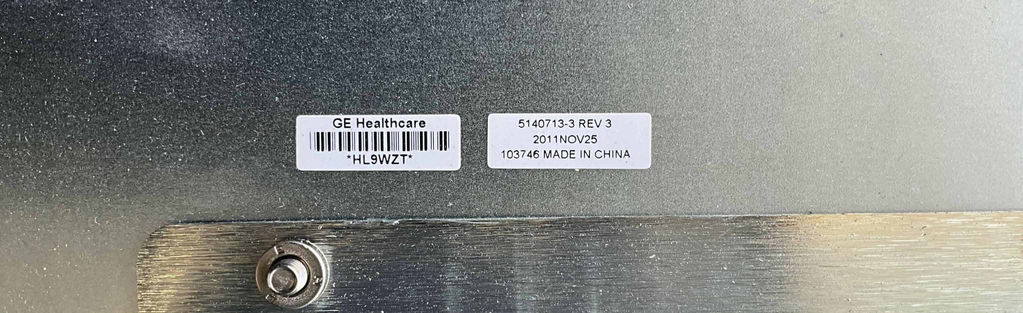 TUBE SUSPENSION LOGIC ASM (5140713-3 REV-3) GE