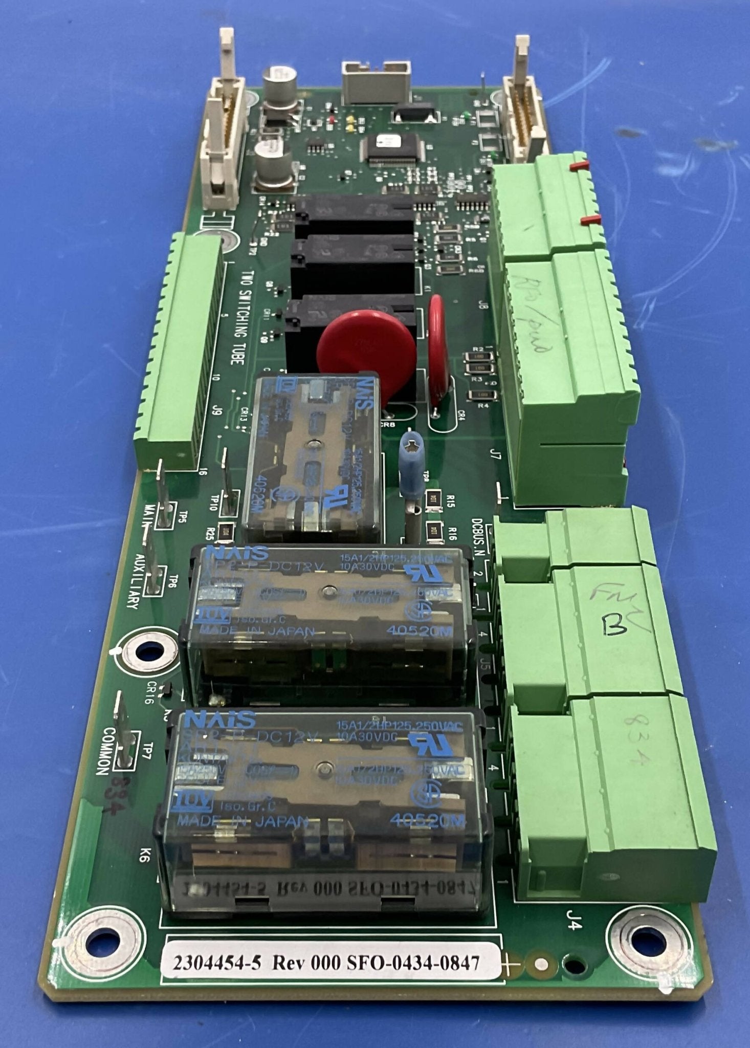GE 2304454-5 - Two Tube Switching Board X-Ray PCB Rear View | Alo Tech Solutions