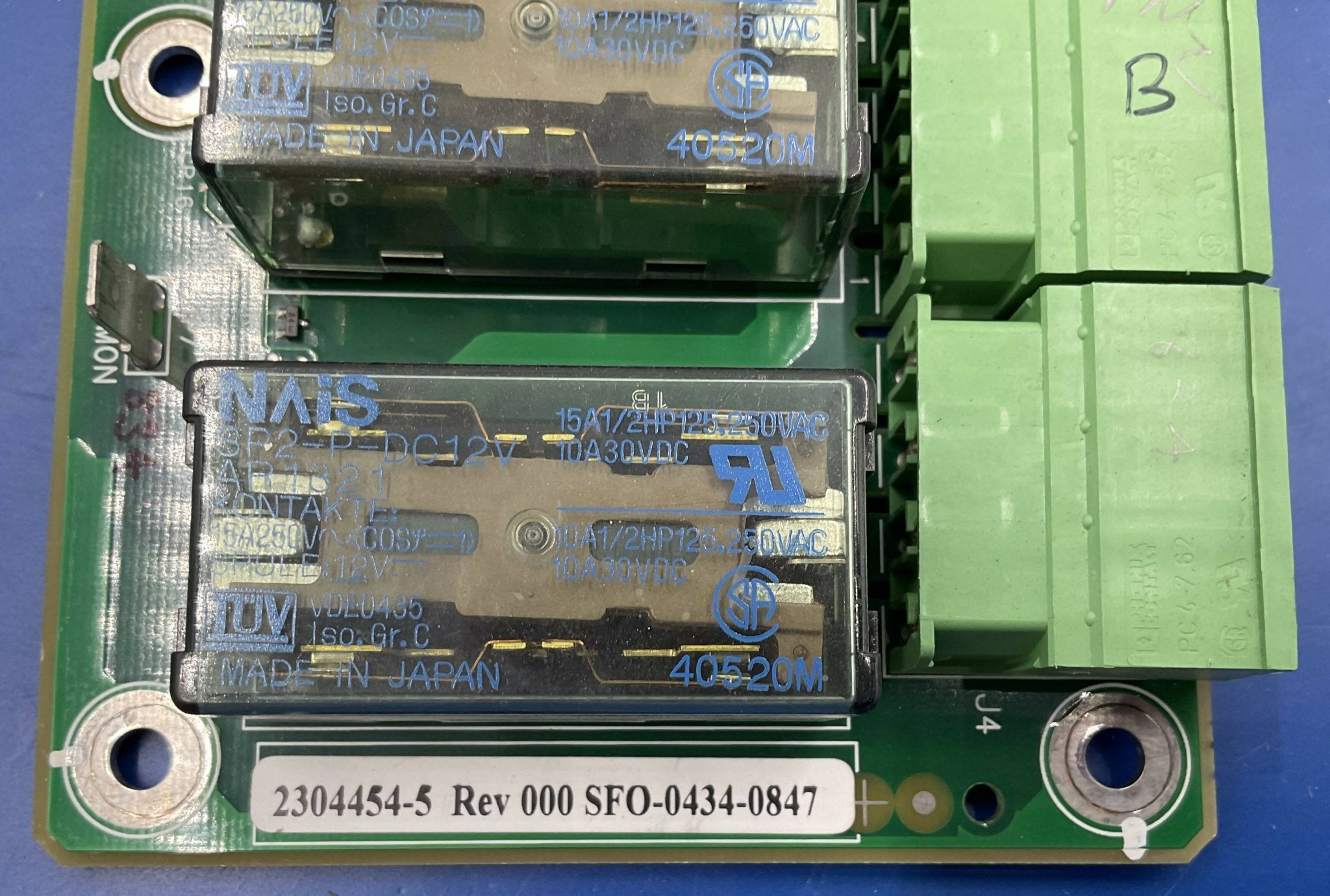 GE 2304454-5 - Two Tube Switching Board X-Ray PCB Detail | Alo Tech Solutions