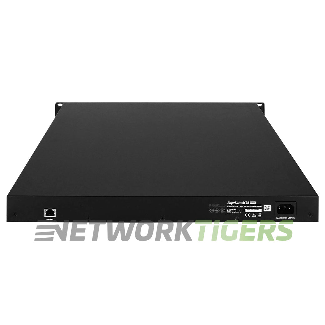 NEW Ubiquiti ES-48-500W EdgeSwitch 48x 1GB PoE+ RJ45 2x 10GB SFP+ 2x 1GB Switch