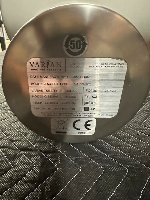 Varian X-Ray Tube (Pre-Owned