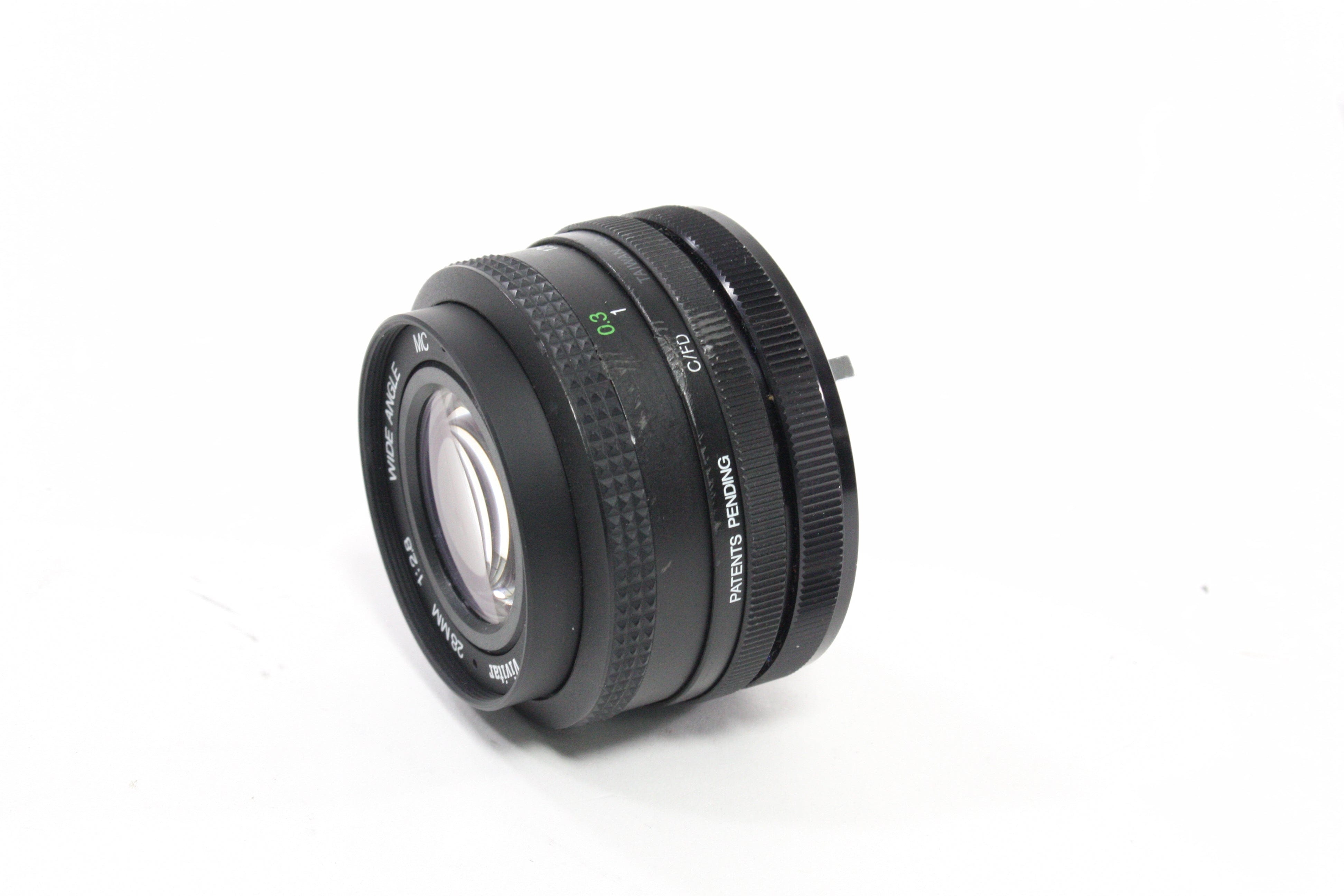Vivitar 28mm f/28 MC Lens for Canon FD Mount