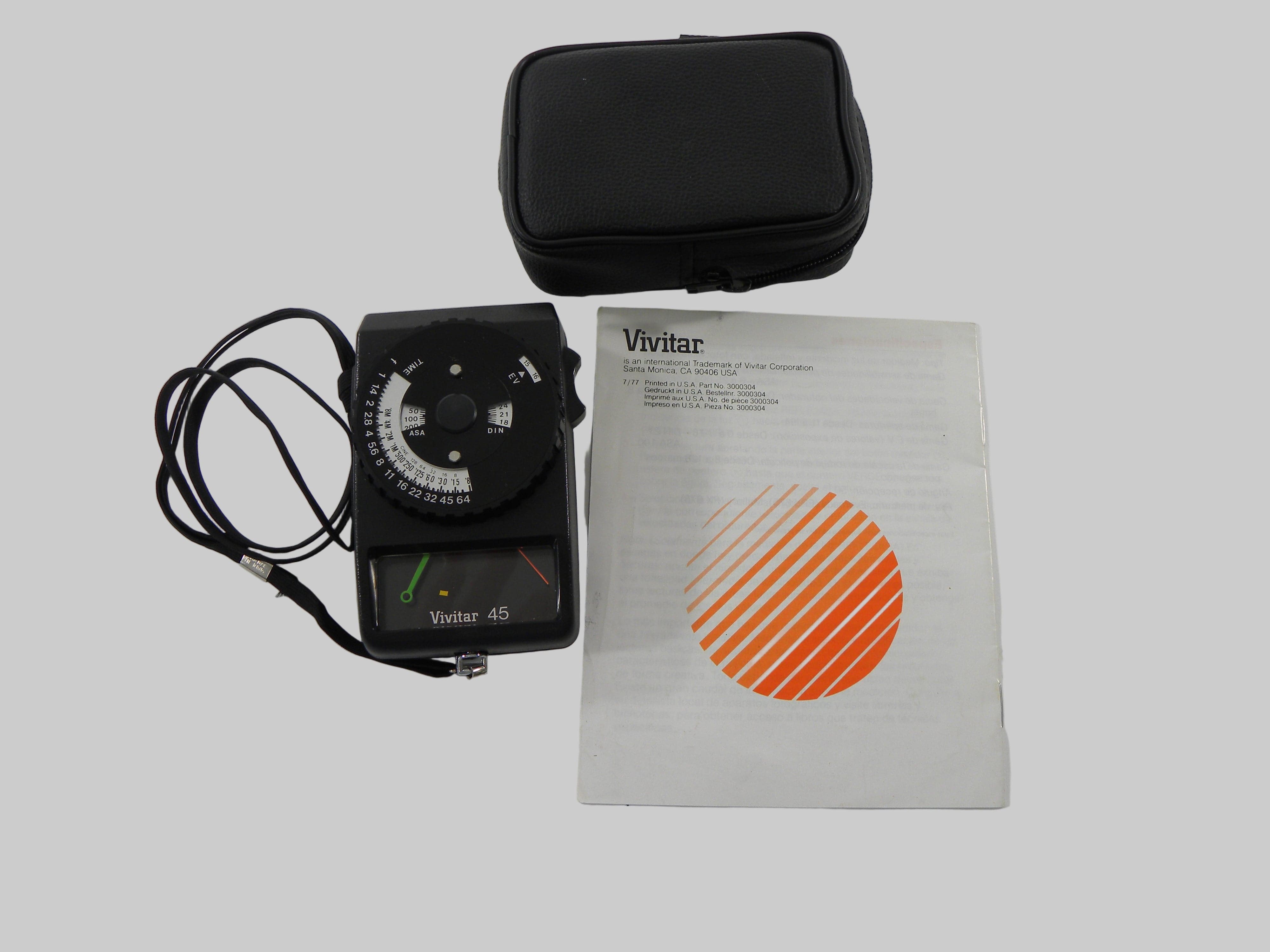 Vivitar 45 Exposure Meter