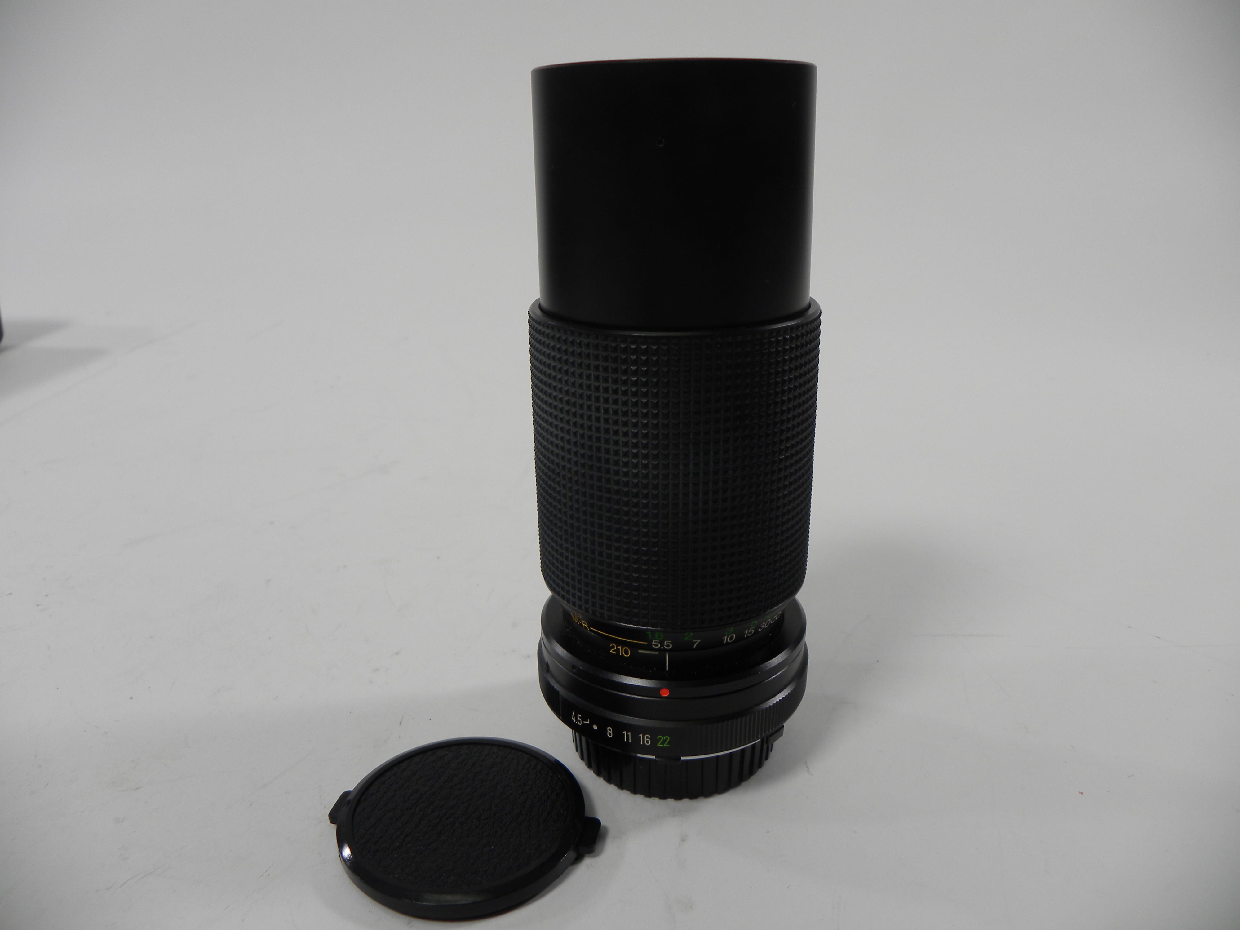 Vivitar 70-210mm f/4.5 MC Macro Minolta MD Mount Lens