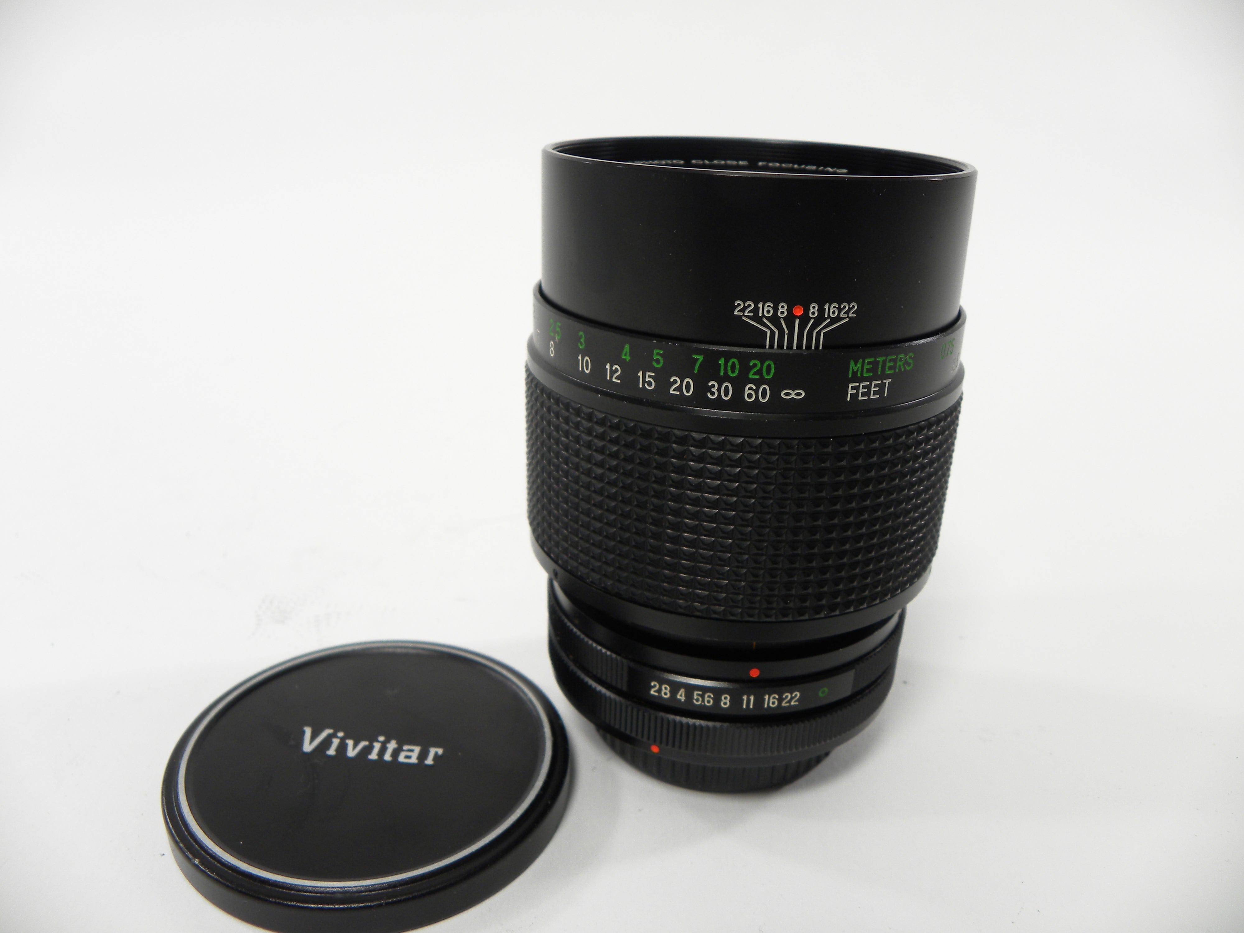 Vivitar Auto Telephoto Close Focusing 135mm f2.8 Canon FD Mount