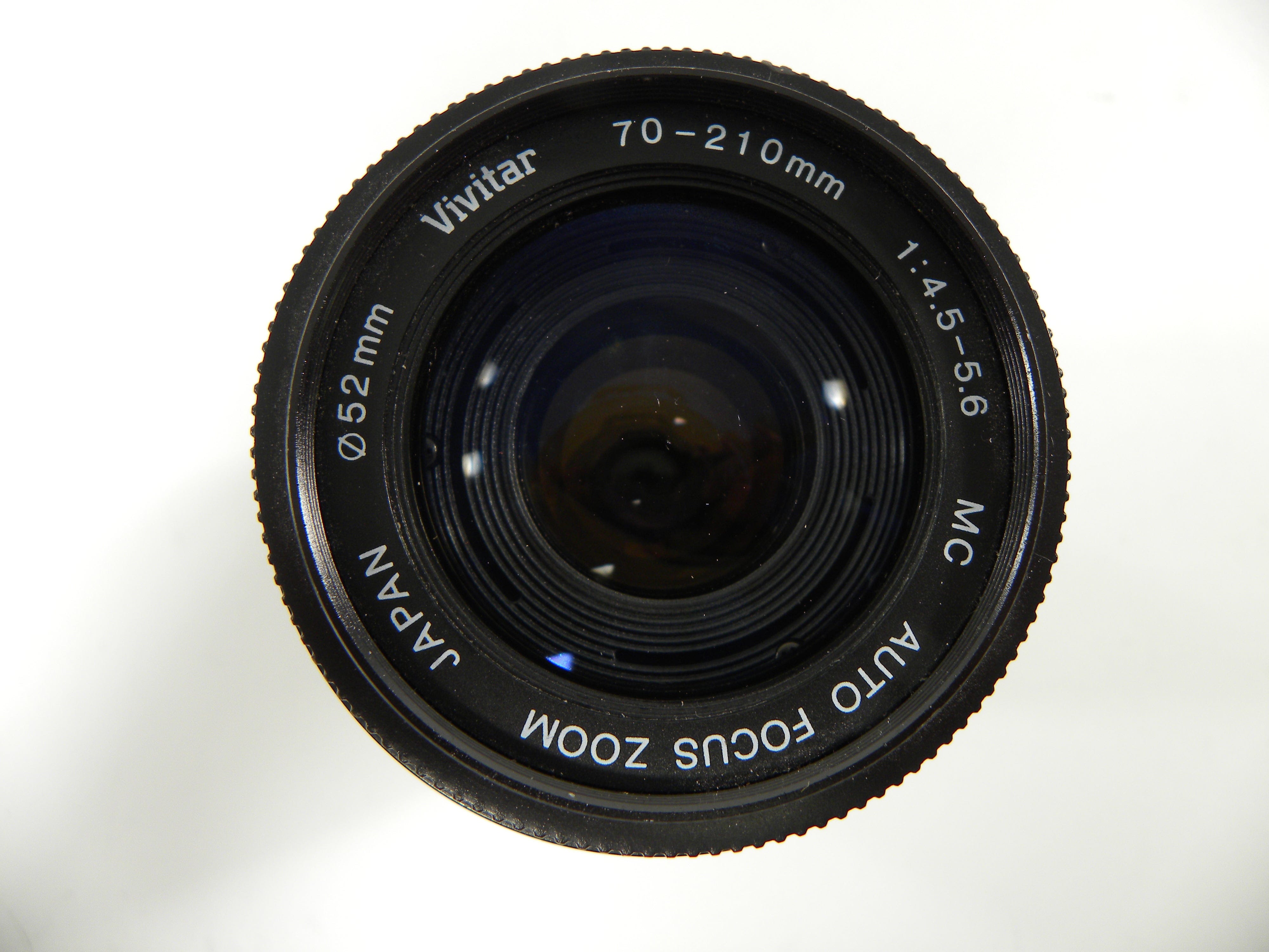 Vivitar MC Auto Focus Zoom 70-210mm f4.5-5.6 Minolta A Mount