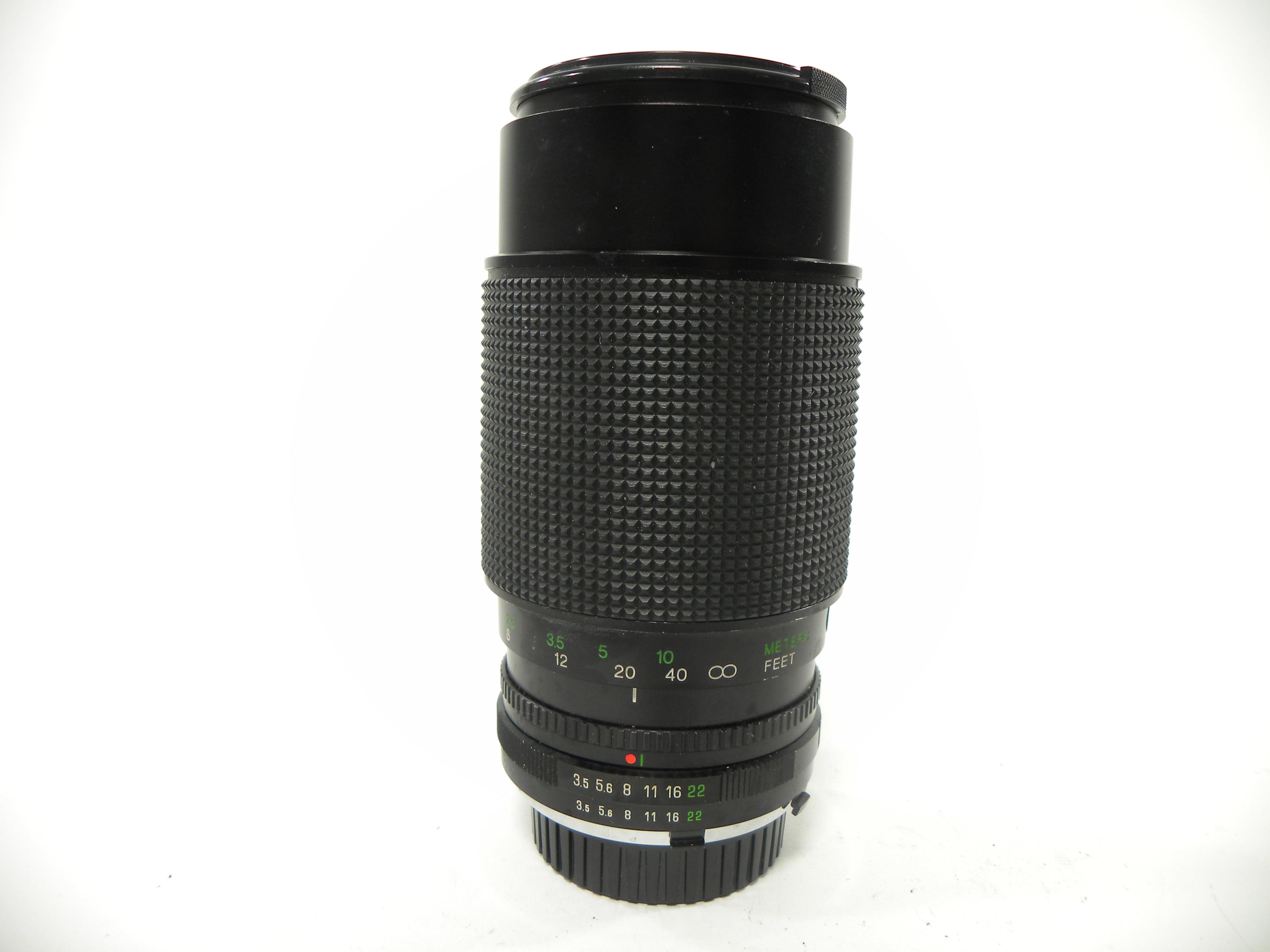 Vivitar MC Macro Focusing Zoom 75-205mm f3.5-4.5 Minolta MD Mount