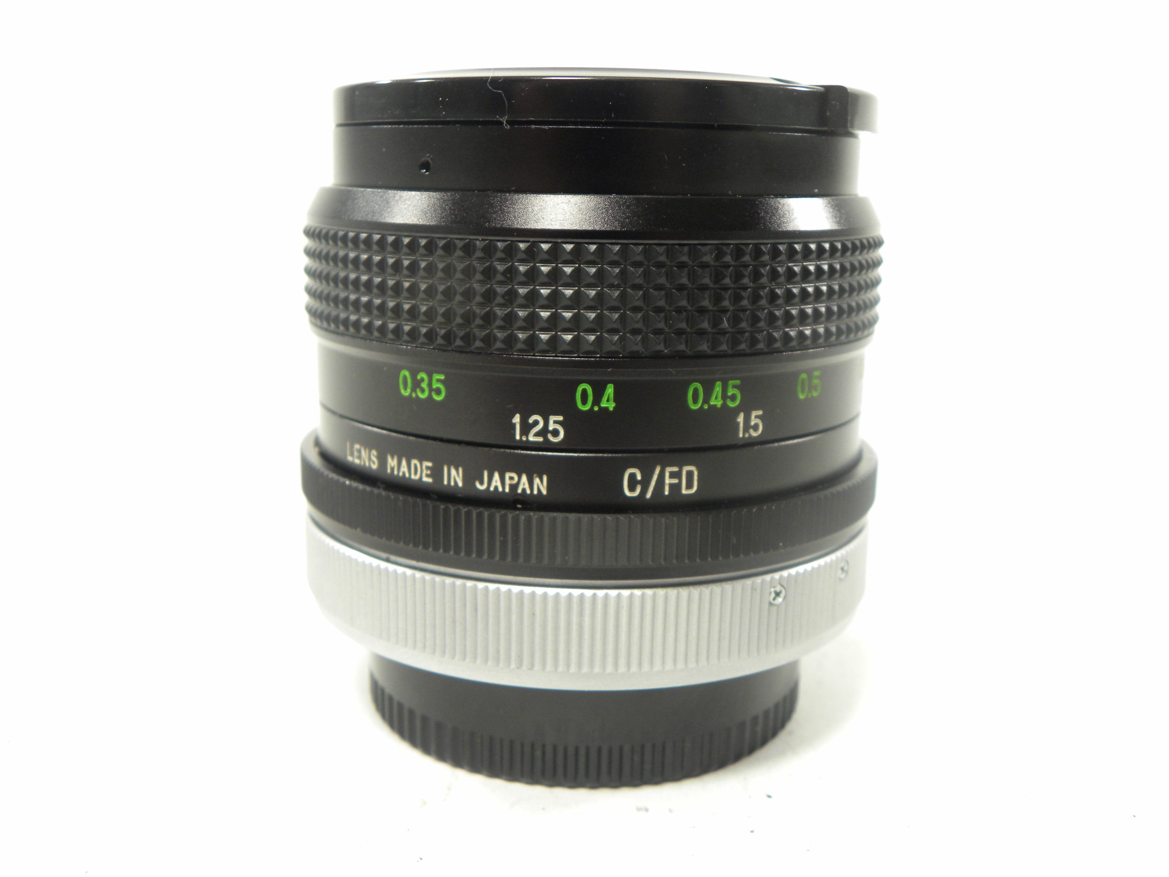 Vivitar MC Wide Angle 28mm f2 Canon FD Mount