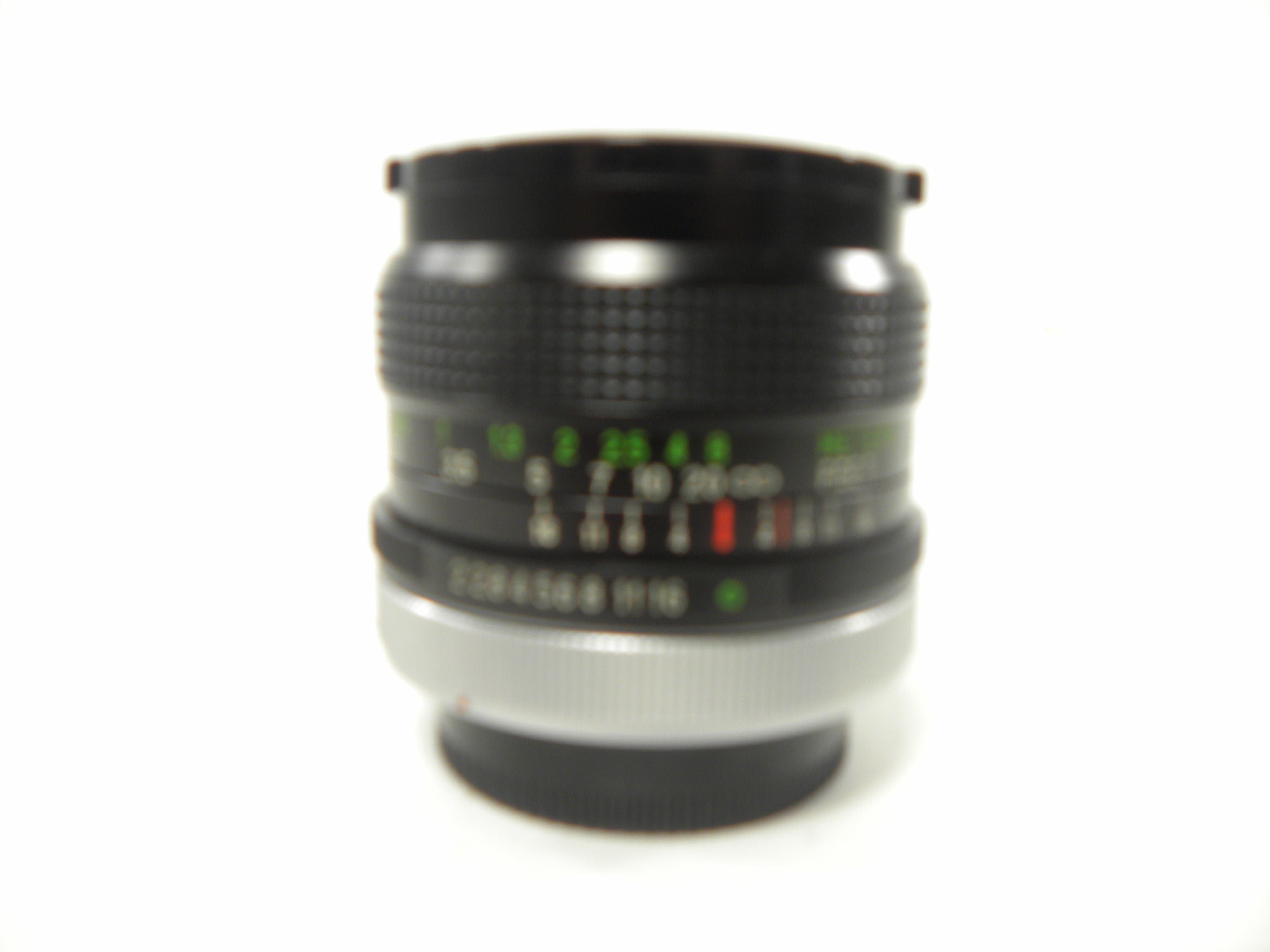 Vivitar MC Wide Angle 28mm f2 Canon FD Mount