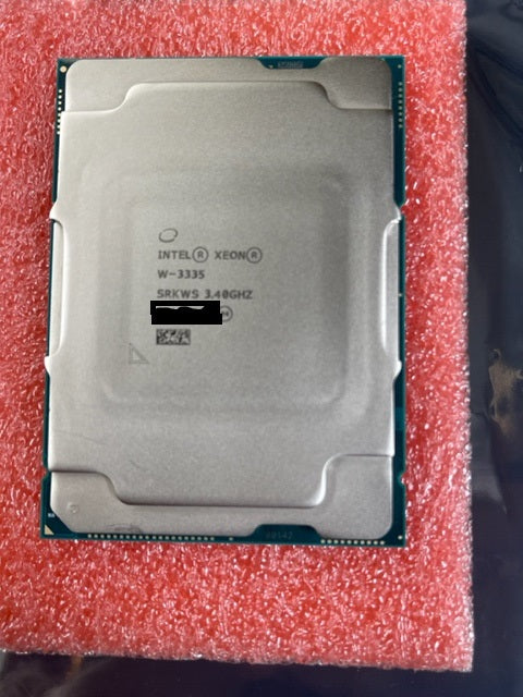 Intel Xeon W-3335 (CD8068904708401) 3.4 GHz Ice Lake 16Cores 32 Threads Socket LGA 4189 (SRKWS) 24MB Cache 4TB 250W Server Processor