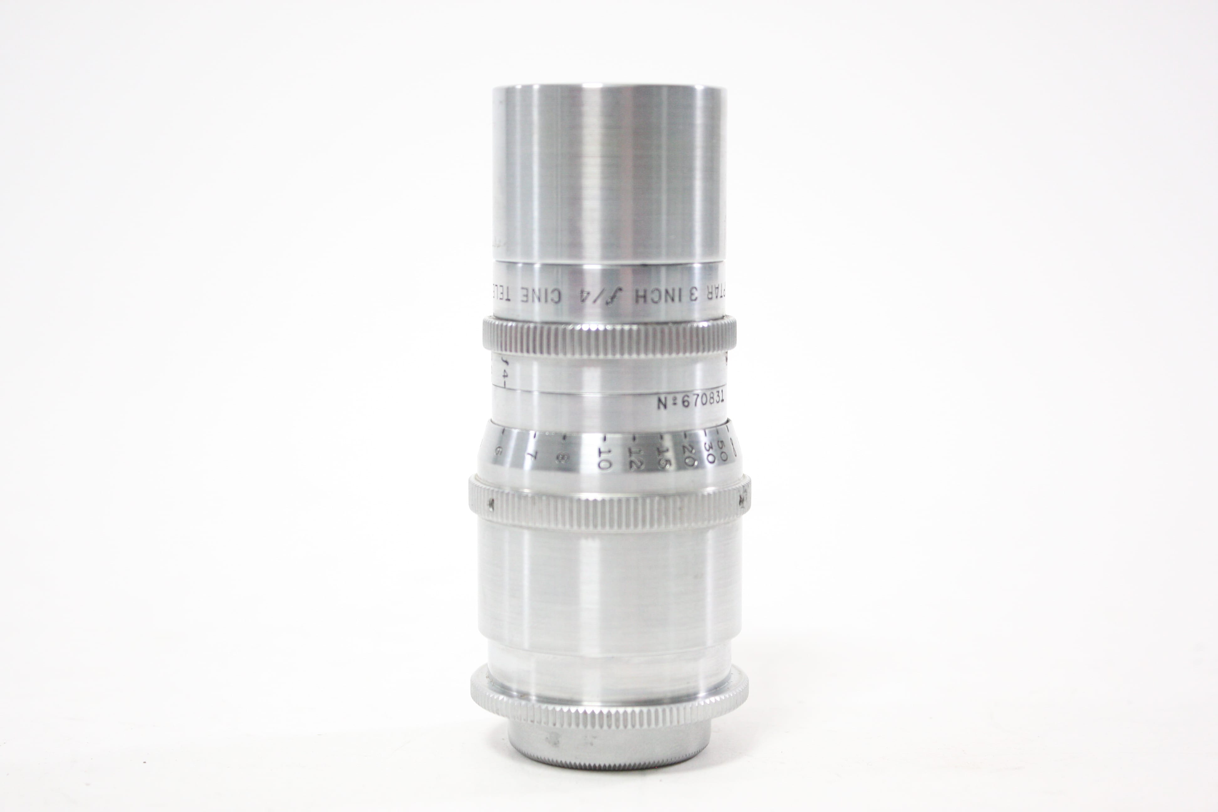 Wollensak Raptar 3in f/4 Cine Telephoto Lens for C Mount
