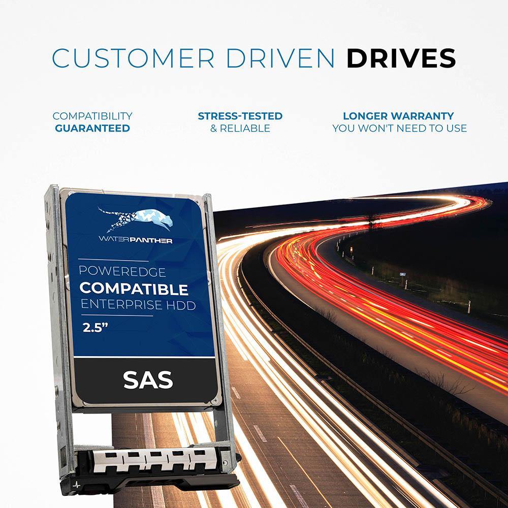2.4TB 10K SAS 12Gb/s 2.5" HDD for Dell PowerEdge Servers | Enterprise Drive in 13G Tray