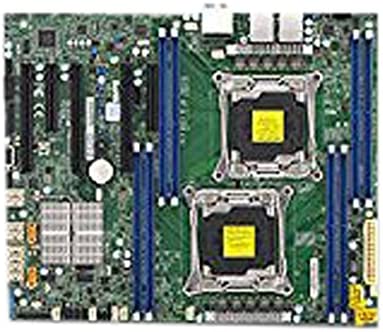Supermicro X10DAL-I Socket LGA 2011 E5-2600 v3 Family C612 Max.512GB DDR4 10xSATA 5xPCIe 2x10GbE ATX Server Motherboard.