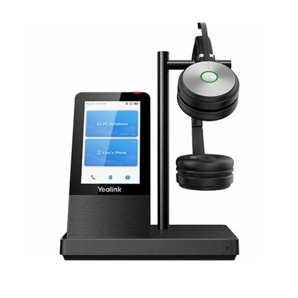 Yealink WH66 Dual DECT Wireless Headset UC Workstation with 4" Touchscreen 1308008 - New