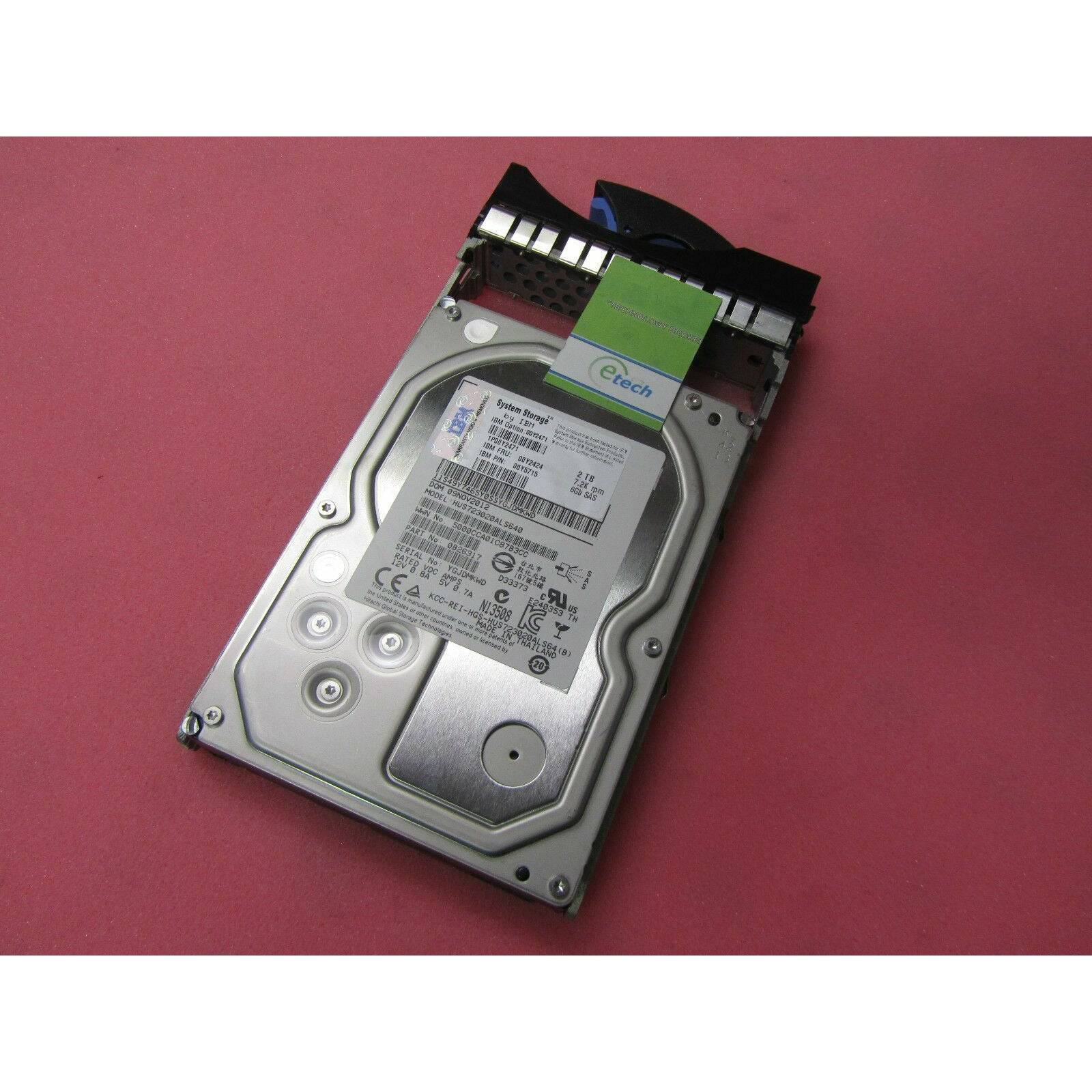 00Y2471 / 00Y2424 IBM 2TB SAS 7200RPM 6GB NL 3.5IN HDD for System Storage V3700 - AloinfoUSA