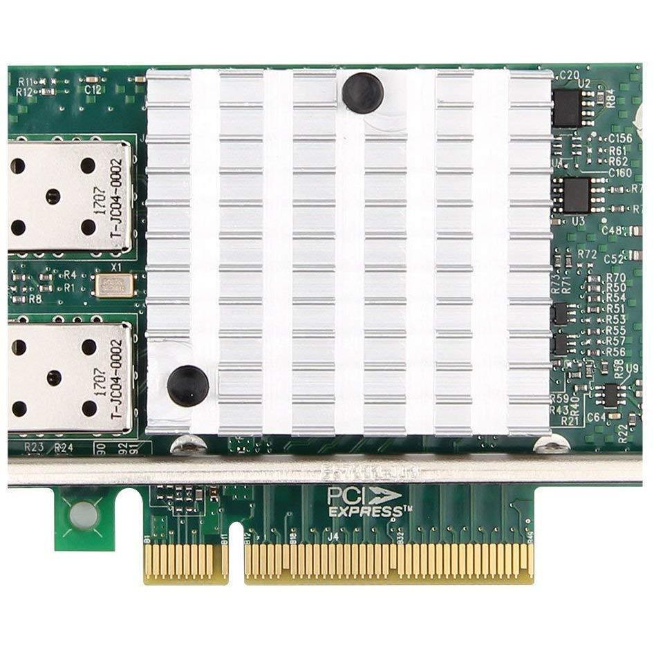 10Gtek for Intel E10G42BTDA 82599ES Chip 10GbE Ethernet Converged Network Adapter X520-DA2/X520-SR2, PCI-E X8 Dual SFP+ Port - AloinfoUSA