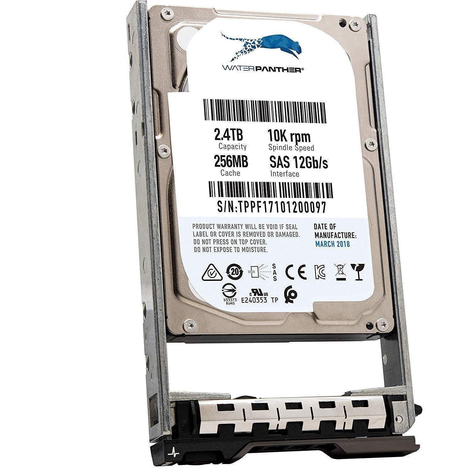2.4TB 10K SAS 12G 2.5" 256MB Cache HDD for Dell PowerEdge Servers | Enterprise Hard Drive in G13 Tray | Compatible with PE Rack Tower Blades 400-AUQX 400-AVBX W9MNK 0W9MNK - AloinfoUSA