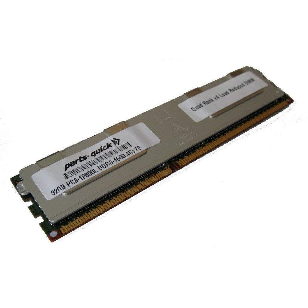 32GB Memory for HP ProLiant ML350e Gen8 (G8) DDR3L PC3-12800L 1600MHz ECC LRDIMM (PARTS-QUICK BRAND) - AloinfoUSA