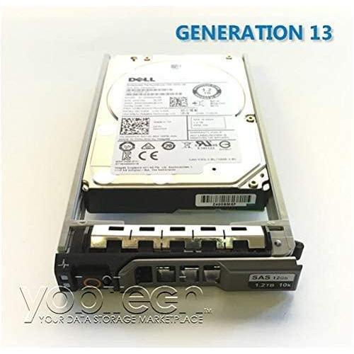 400-AHEB TNC Genuine 1.2TB 12GBPS 10K SAS 2.5 with Genuine Caddy New 400-AHEB Genuine 12-TB 12Gb 10K 25 SAS w/G176J [ 5 Pack - AloinfoUSA