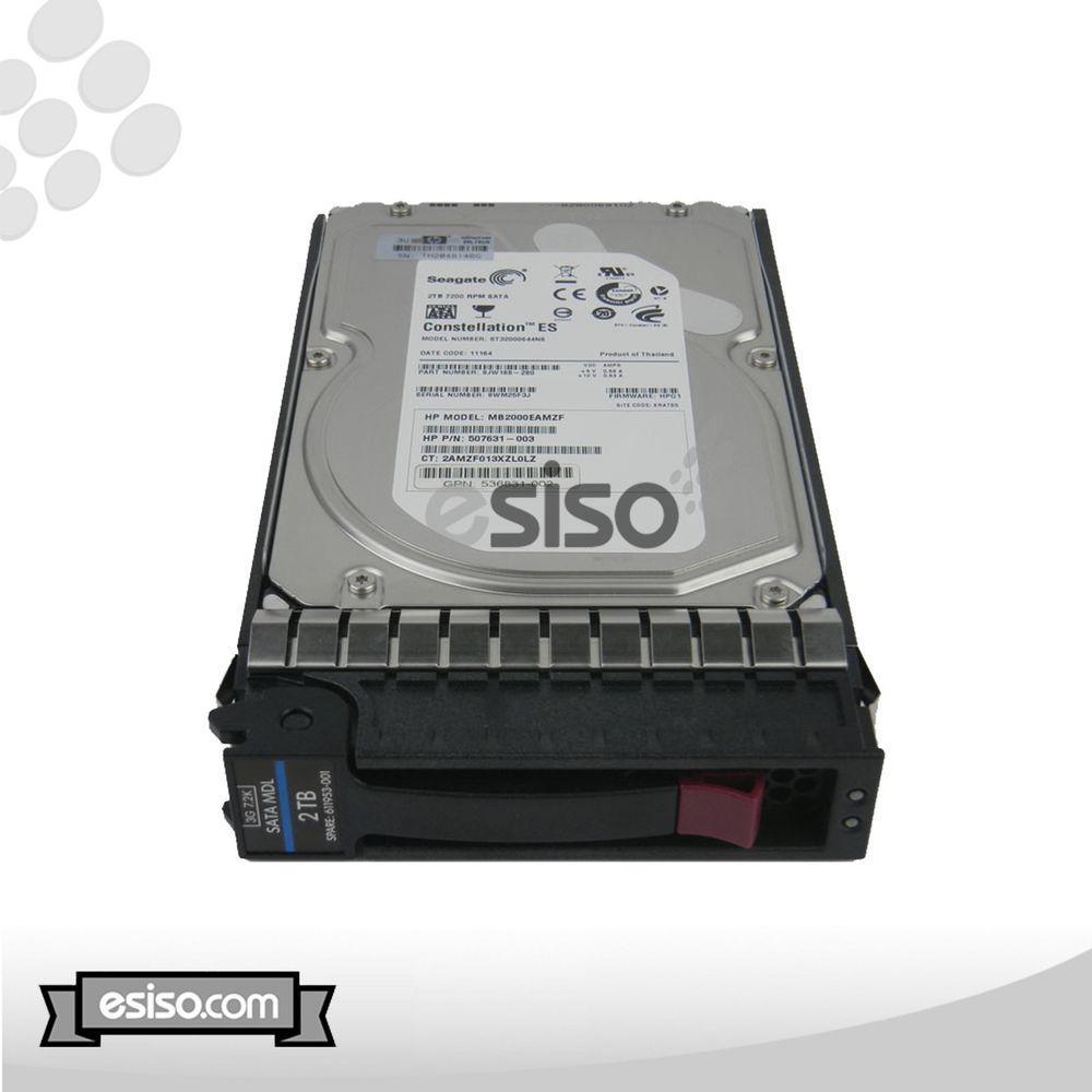 507632-B21 508040-001 HP 2TB 7.2K MDL SATA 3.5" LFF HDD FOR ML330 ML350 ML370 G6 - AloinfoUSA