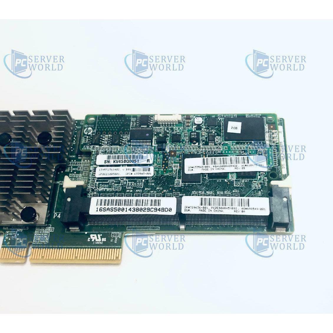 698531-B21 HP SMART ARRAY P431 2GB FBWC 6GB 2-PORTS EXT SAS CONTROLLER 887111206961 - AloinfoUSA