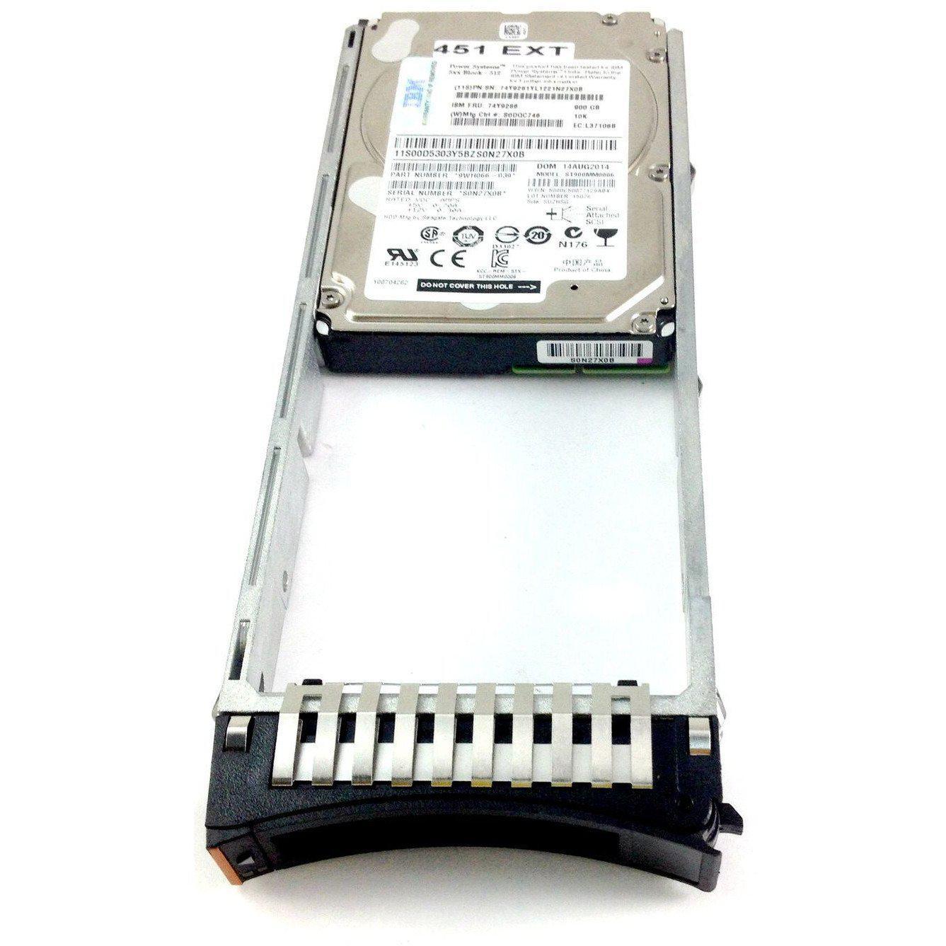 9WH066-039 IBM 900GB 10K 6GBPS SAS 2.5'' HARD DRIVE - AloinfoUSA