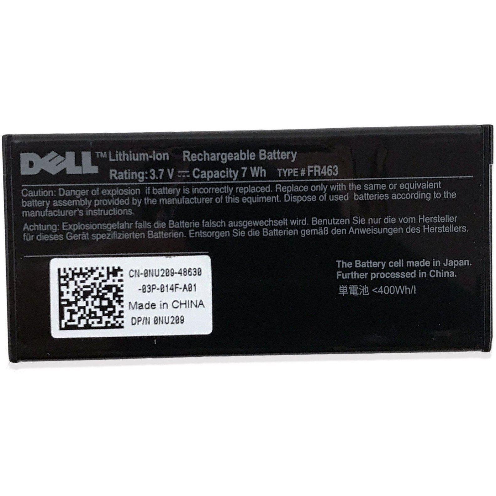 Battery Dell Poweredge Perc 5i 6i FR463 P9110 NU209 U8735 XJ547 3.7 - AloinfoUSA