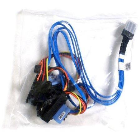 cable Genuine Dell 233TD PowerEdge T110 4-Drop SAS SATA Cable CN-0233TD, 0233TD - AloinfoUSA