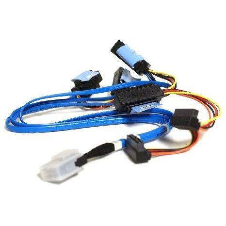 cable Genuine Dell 233TD PowerEdge T110 4-Drop SAS SATA Cable CN-0233TD, 0233TD - AloinfoUSA