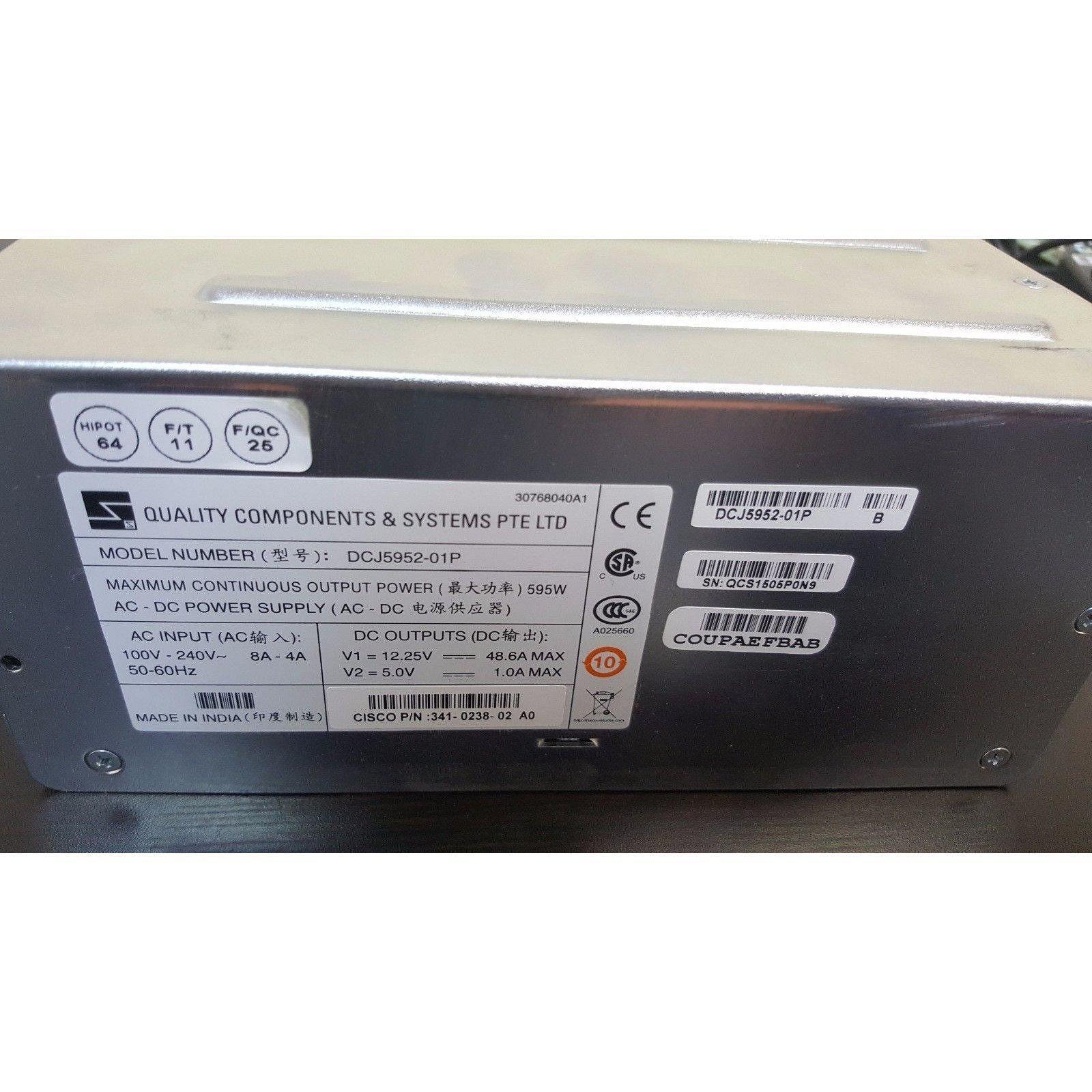 Cisco 3925/3945 AC Power Supply - PWR-3900-AC 641676238139 Fonte - AloinfoUSA