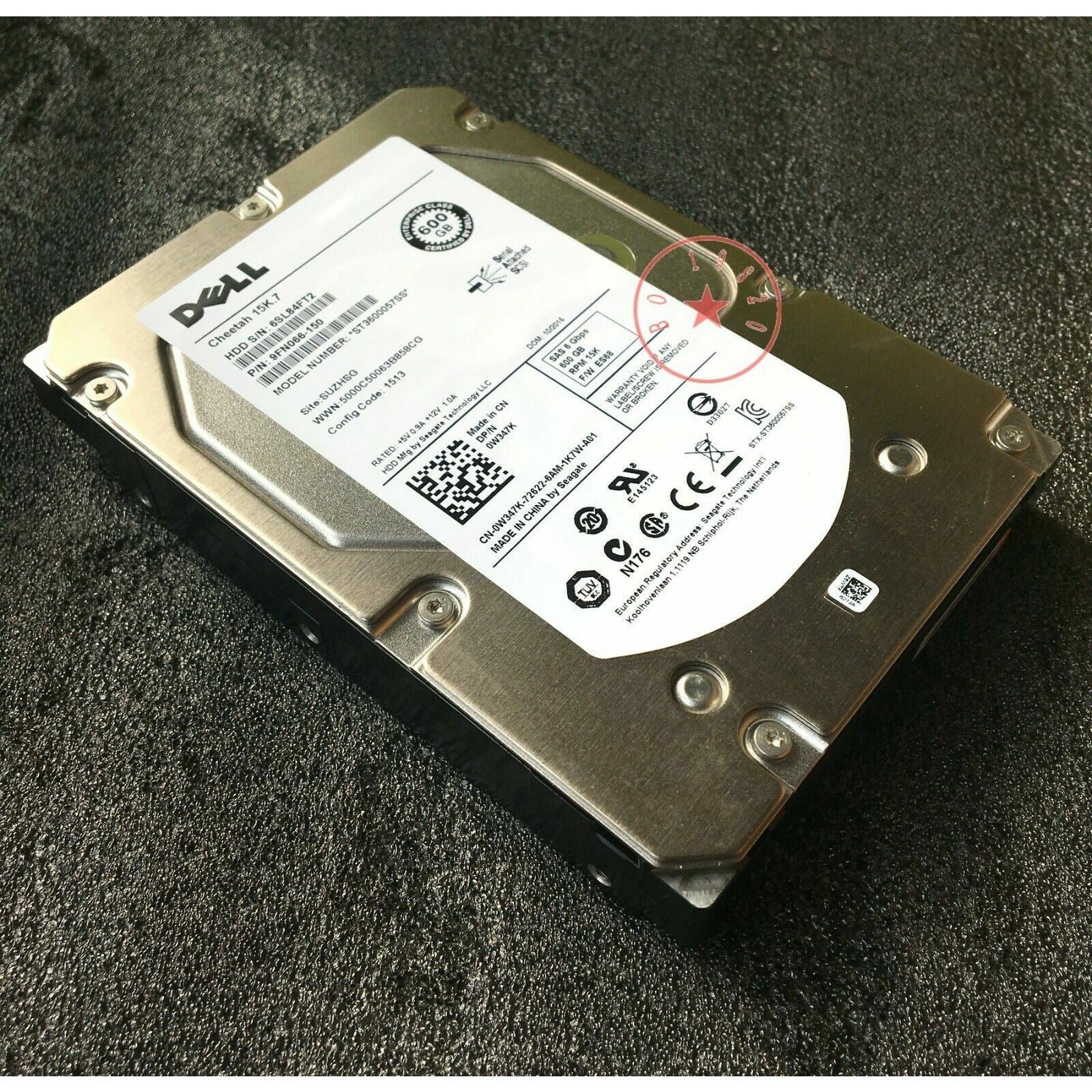 Dell 0W347K W348K ST3600057SS 600GB 15K 3.5 " SAS HDD Hard Drive 9FN066-150 4054318531110 - AloinfoUSA