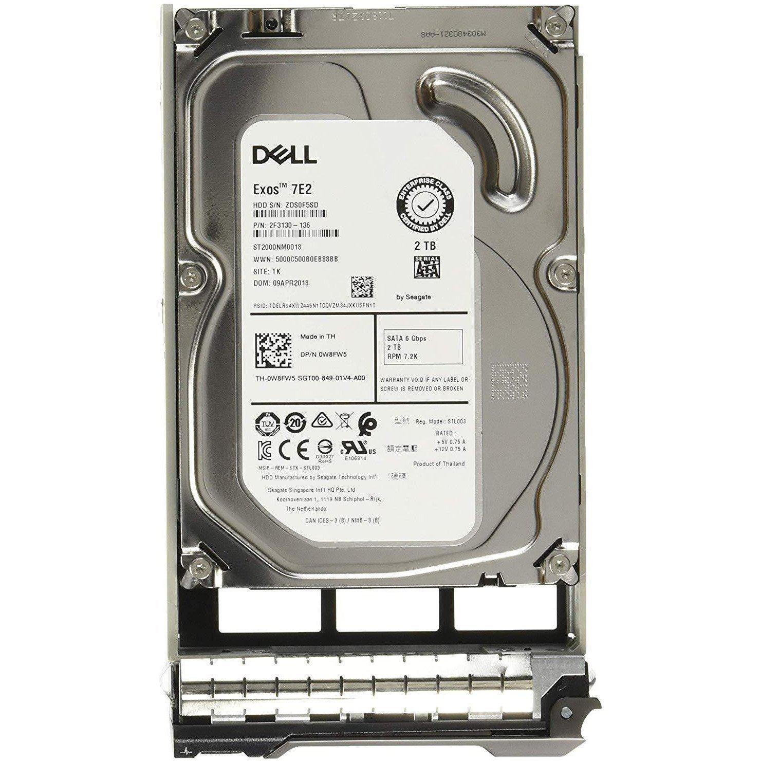 Dell 2 TB 3.5" Internal Hard Drive - AloinfoUSA